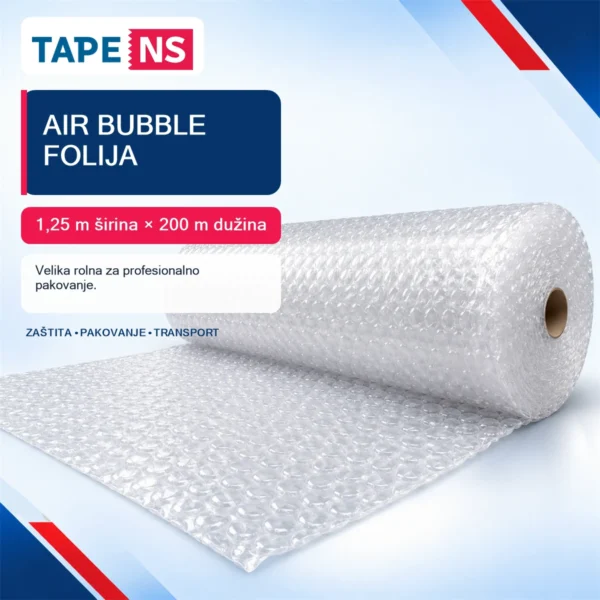 Bubble (pucketava) folija SL+HD 1250 mm × 200 m