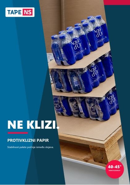 Naslovna strana: Protivklizni papir – brošura
